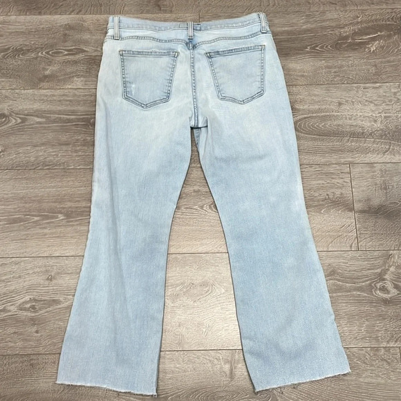 Current/Elliott The Kick Jean Solstice with Cut Hem Distressed 29 - Picture 14 of 14